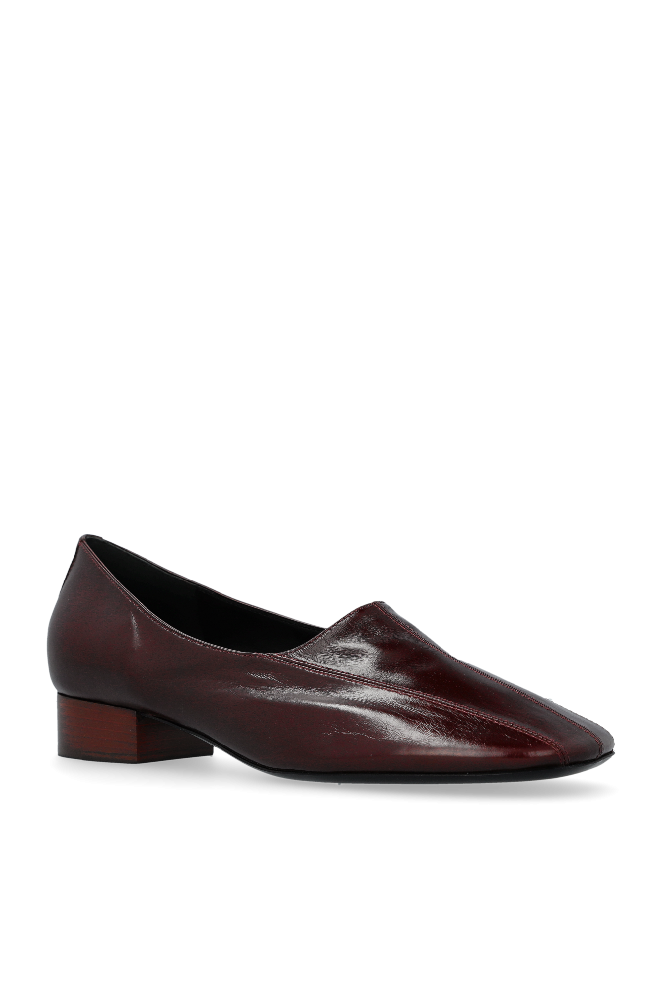 【PHOEBE PHILO】新作 CLUB SLIPPER in oxblood shiny leather PHOEBE PHILO | CLUB SLIPPER | OXBLOOD SHINY LEATHER